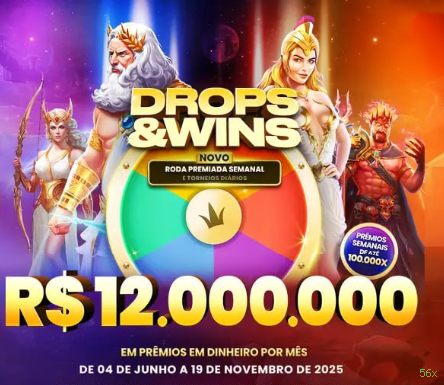 Slots com prêmios 56x